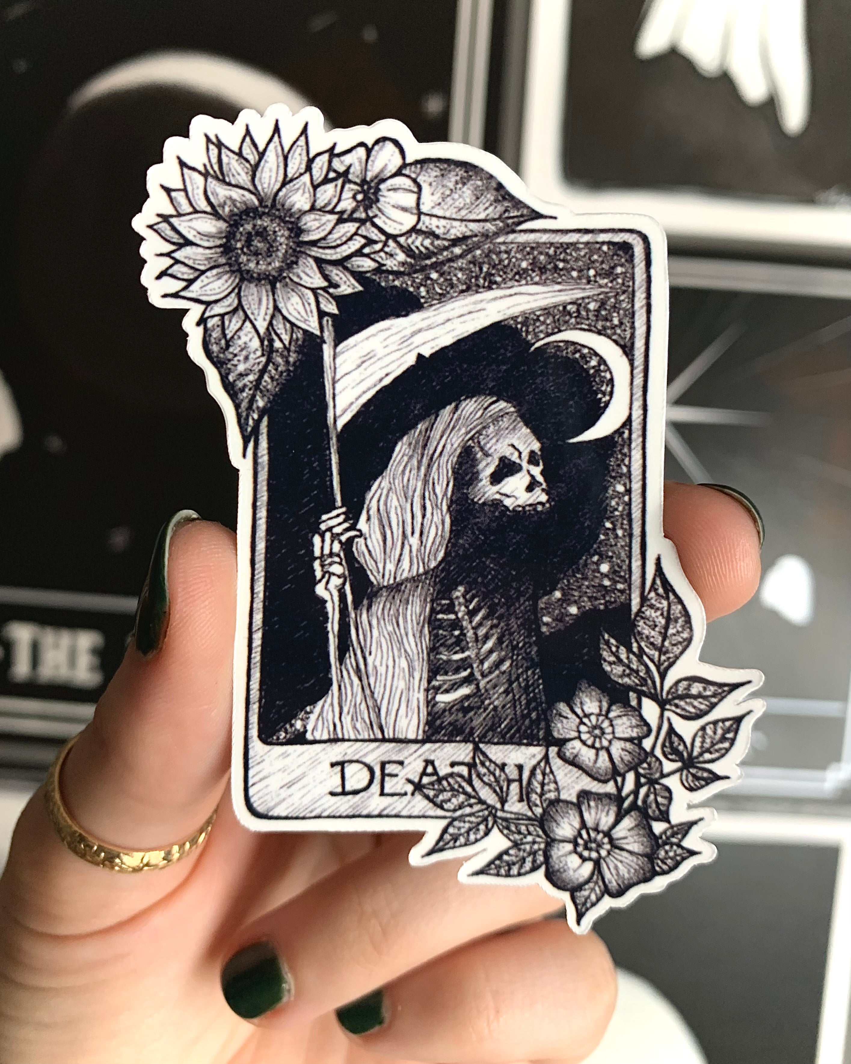 Death Tarot Sticker
