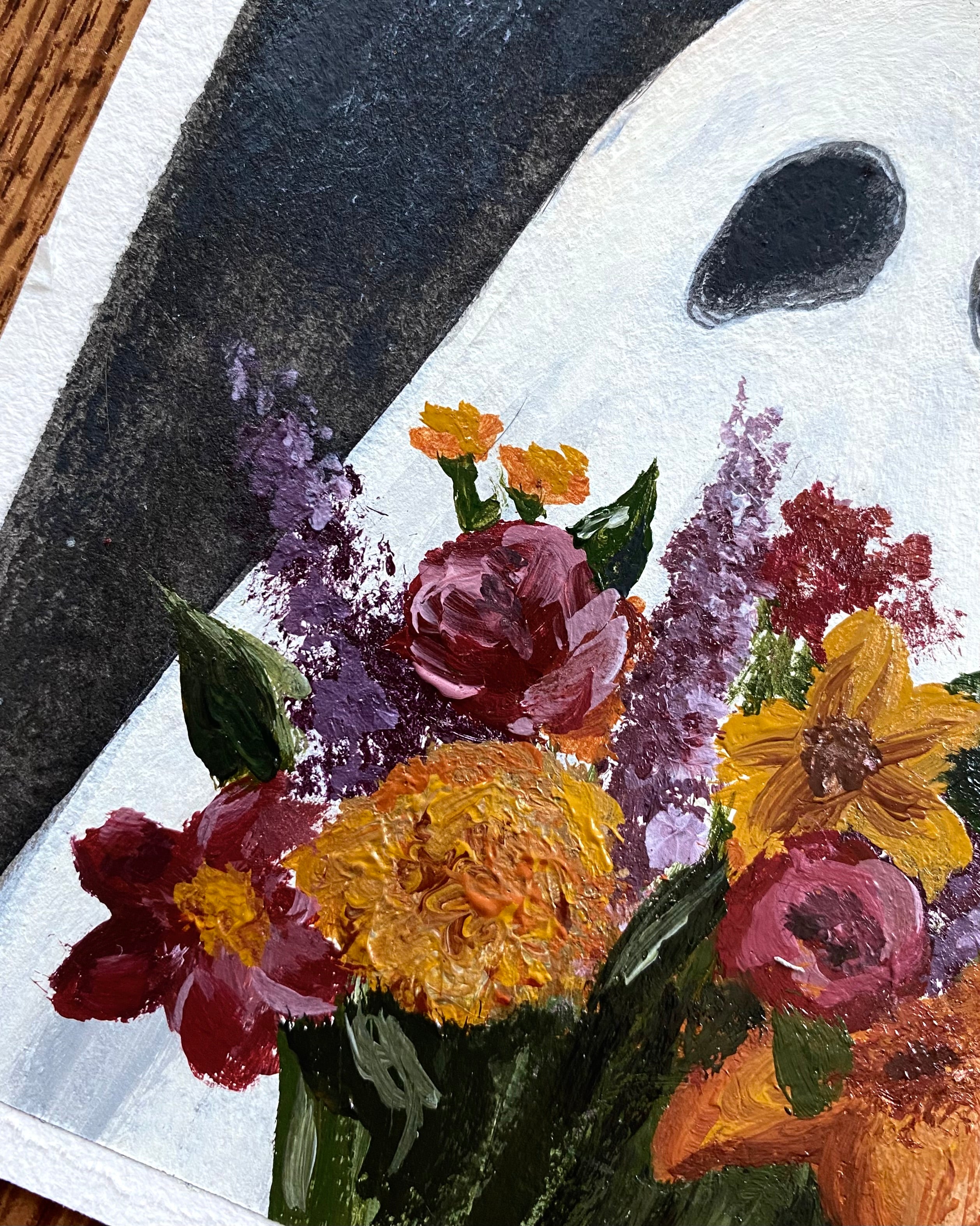 Floral Bouquet Ghost Fine Art Print