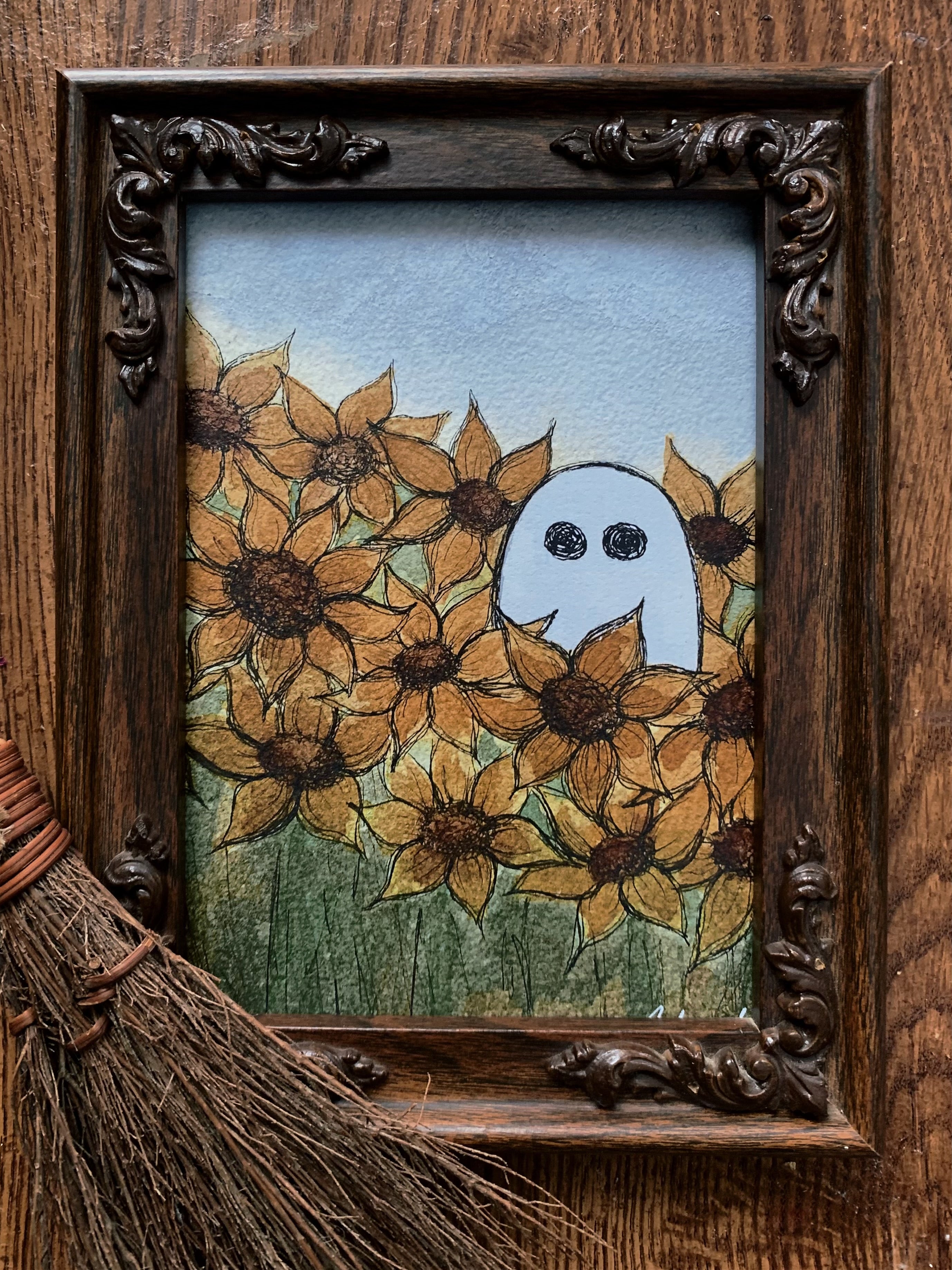 Sunflower Ghost Fine Art Print