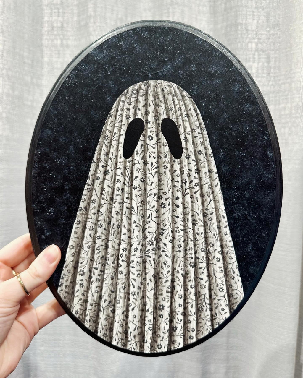 Grey Floral Original Artwork