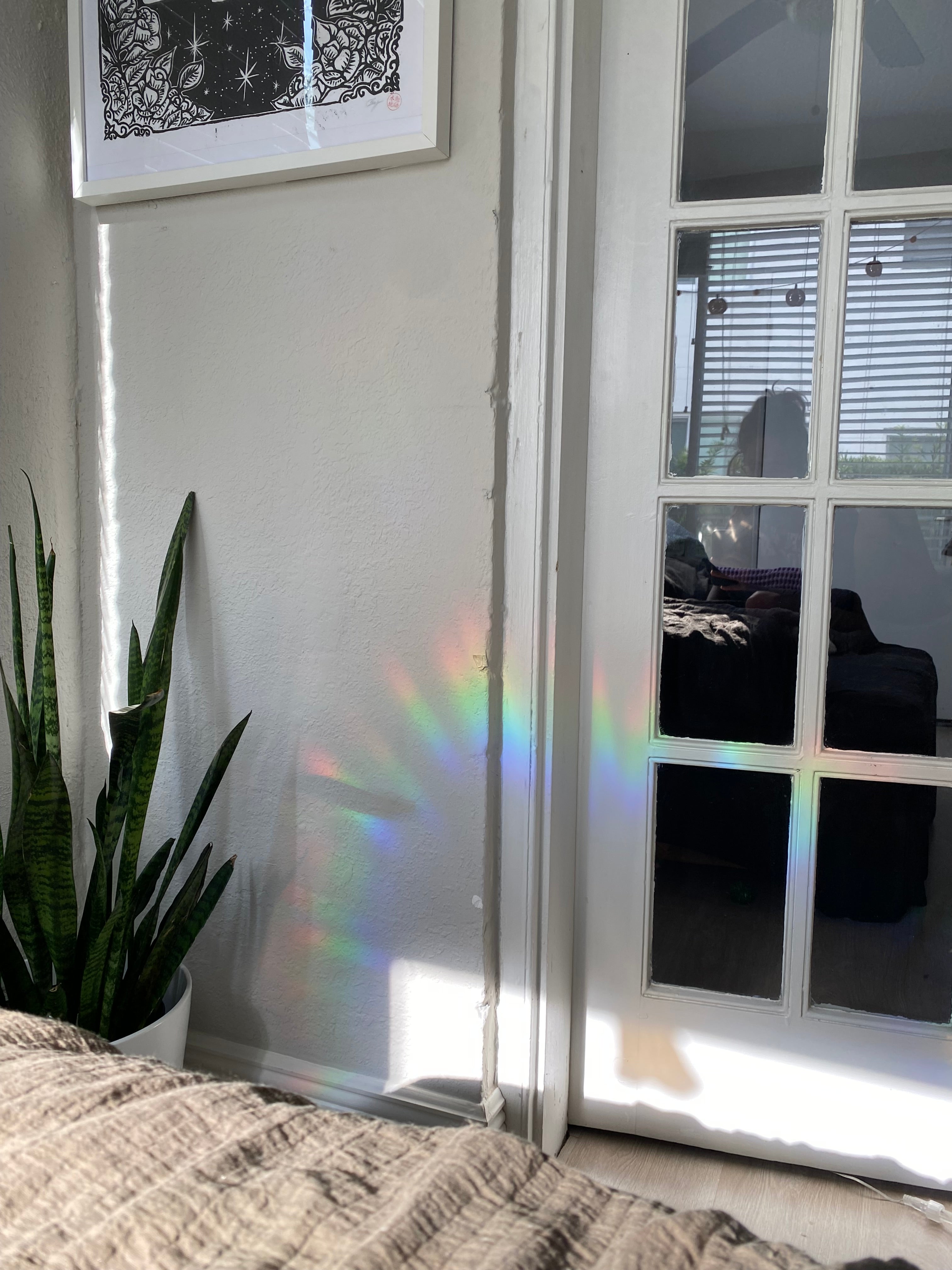 Ghost Suncatcher Reusable Window Cling